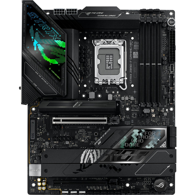 Afbeelding laden in galerijviewer, Asus rog strix z890-f gaming wifi socket 1851 moederbord (zwart, raid, 2.5gb-lan, wi-fi 7, bt, sound, atx)

