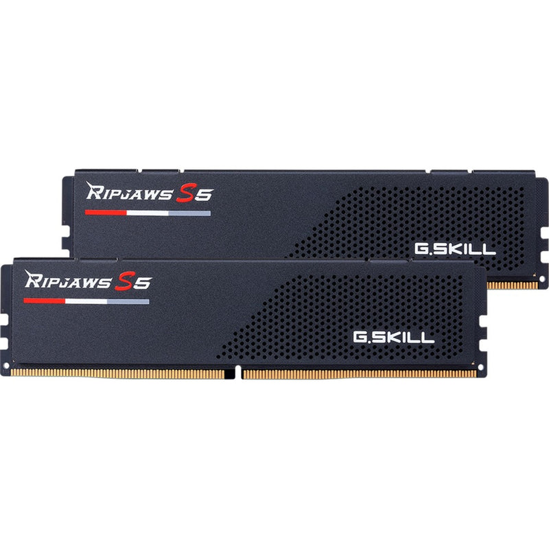 Afbeelding laden in galerijviewer, G.skill 32 gb ddr5-6000 (2x 16 gb) kit werkgeheugen (zwart, f5-6000j3040f16gx2-rs5k, ripjaws s5, xmp)
