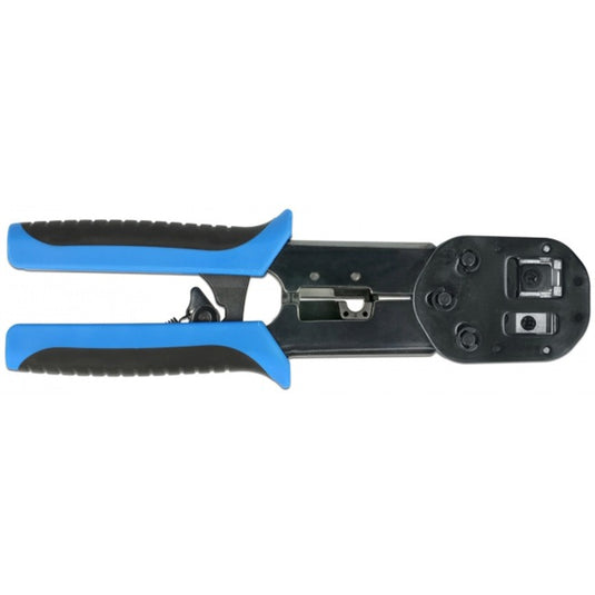 Delock rj45 crimp + cut set krimptang (zwart blauw)