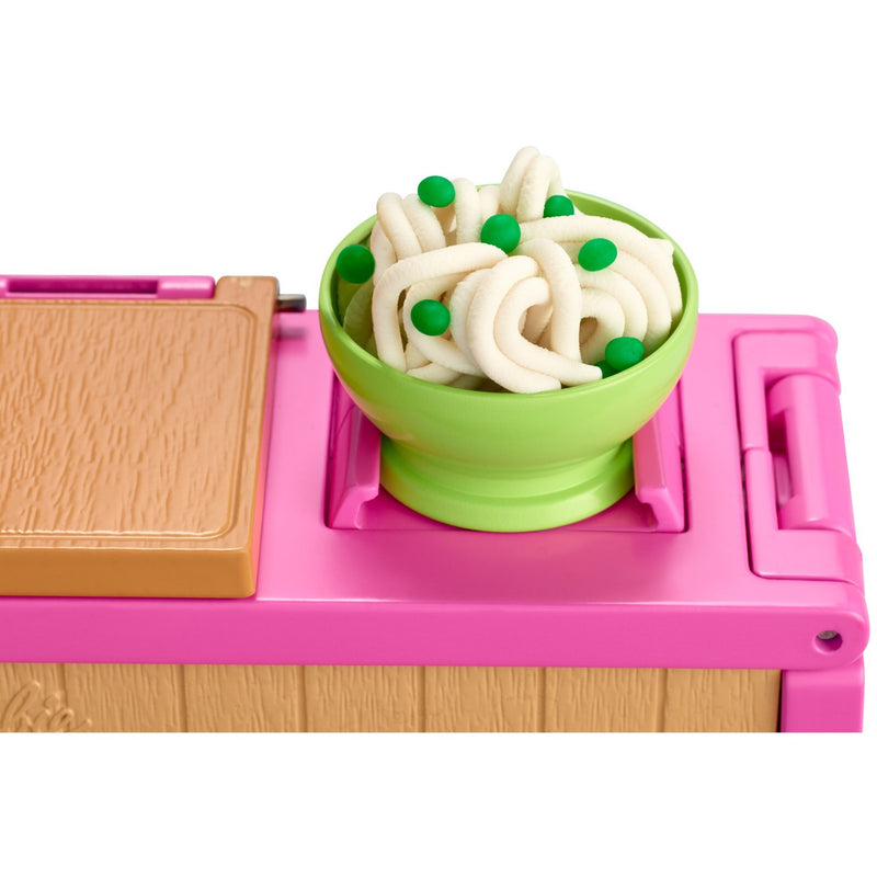 Afbeelding laden in galerijviewer, Barbie noodle bar speelset en pop
