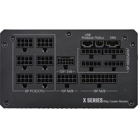 Cooler master , 1100 watt voeding (zwart)