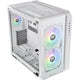 Thermaltake view 51 tg snow argb edition midi tower behuizing (wit | 4x usb-a | 1x usb-c | rgb | window)