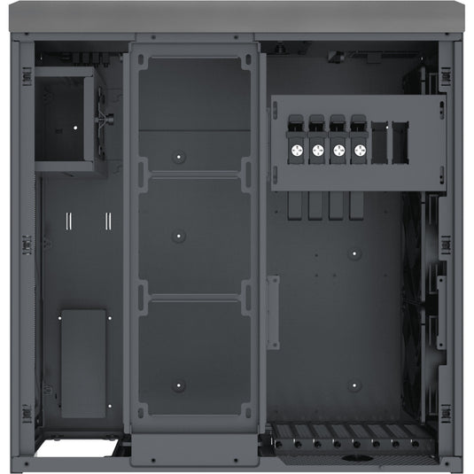 Silverstone crown 04 htpc behuizing (donkergrijs | 4x usb-a | 1x usb-c)