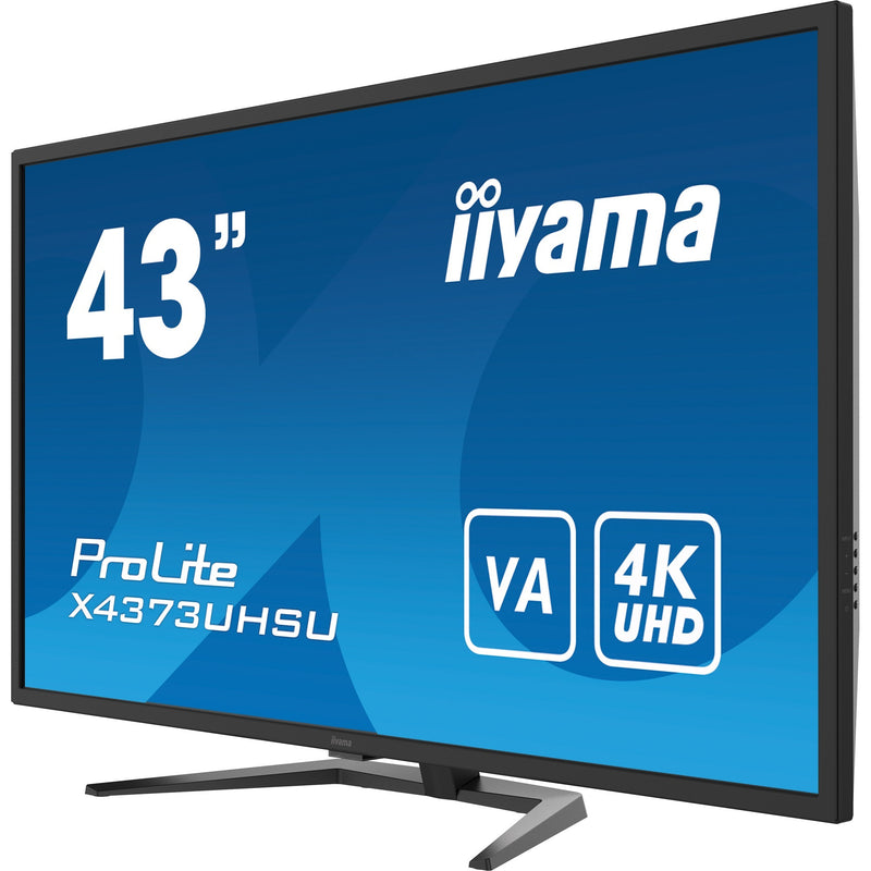 Afbeelding laden in galerijviewer, Iiyama prolite x4373uhsu-b1 43 4k uhd monitor (zwart, 2x hdmi, 2x displayport, mini-displayport, 4x usb-a, usb-b)
