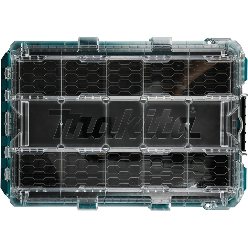 Afbeelding laden in galerijviewer, Makita maktrak organizer medium p-91045 gereedschapsbox (blauw zwart)
