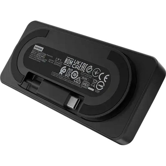 Lenovo usb-c-travel dock voor 2 schermen (met adapter) dockingstation (zwart)