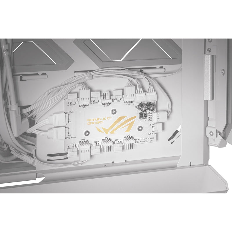Afbeelding laden in galerijviewer, Asus rog hyperion gr701 big tower behuizing (wit | 4x usb-a | 2x usb-c | rgb | tempered glass)
