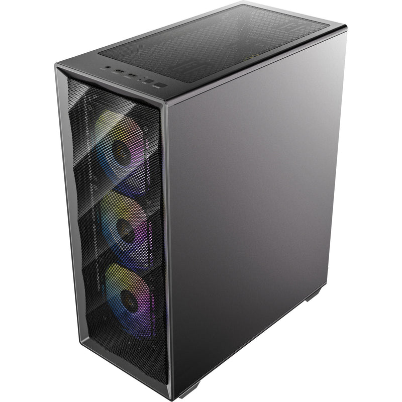 Afbeelding laden in galerijviewer, Antec ax85 argb midi tower behuizing (zwart | 2x usb-a | tempered glass)
