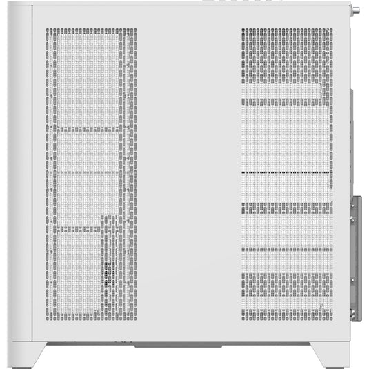 Thermaltake view 390 air snow midi tower behuizing (wit | 2x usb-a | 1x usb-c | tempered glass)