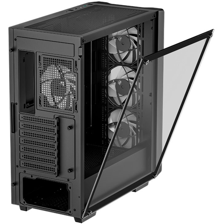 Afbeelding laden in galerijviewer, Deepcool cc560 argb v2 midi tower behuizing (zwart | 2x usb-a | rgb | tempered glass)
