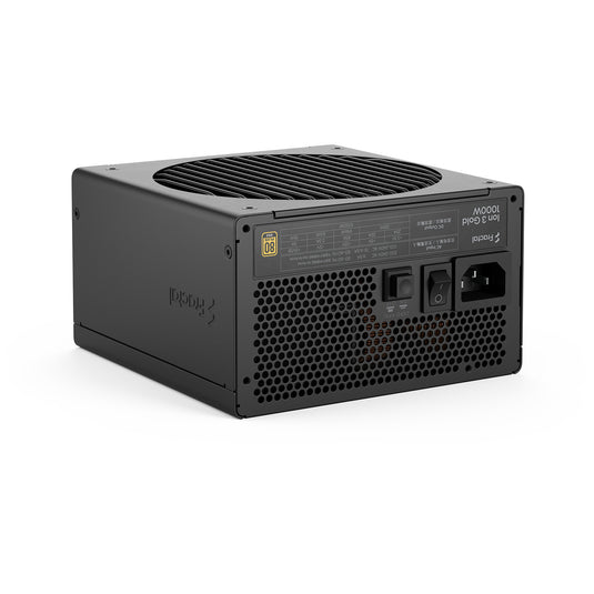 Fractal design ion gold 3 modulaire 1000 watt voeding (zwart, 1x 12v-2x6, 3x pcie)