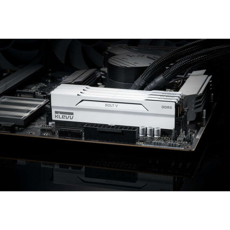 Afbeelding laden in galerijviewer, Klevv 32 gb ddr5-6000 (2x 16 gb) kit werkgeheugen (wit, kd5agu880-60a300i, bolt v, xmp 3.0, expo)
