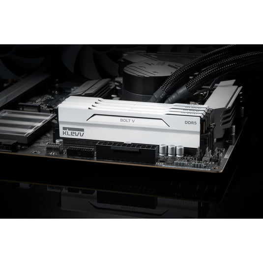 Klevv 32 gb ddr5-6000 (2x 16 gb) kit werkgeheugen (wit, kd5agu880-60a300i, bolt v, xmp 3.0, expo)