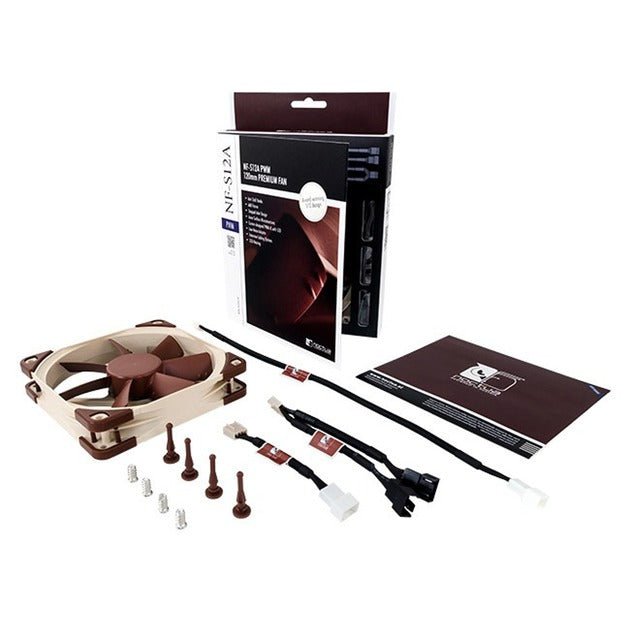 Afbeelding laden in galerijviewer, Noctua nf-s12a pwm case fan (bruin, 120 x 120 x 25 mm)
