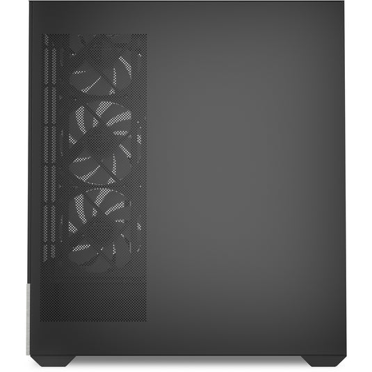 Sharkoon ak7 argb midi tower behuizing (zwart | 2x usb-a | 1x usb-c | rgb | tempered glass)