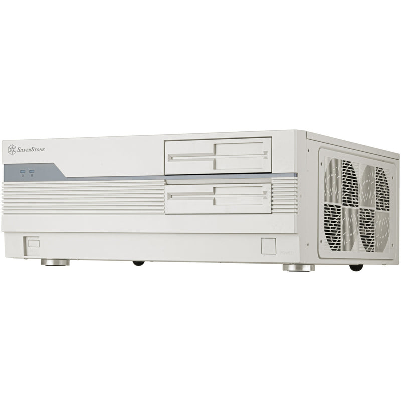 Afbeelding laden in galerijviewer, Silverstone flp01 htpc behuizing (crème | 2x usb-a | 1x usb-c)
