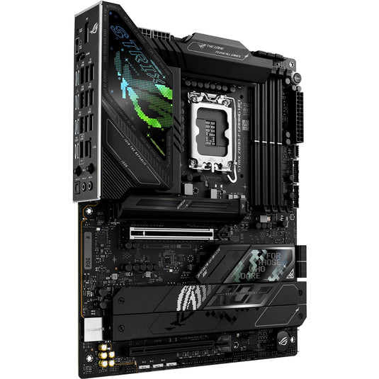 Asus rog strix z890-f gaming wifi socket 1851 moederbord (zwart, raid, 2.5gb-lan, wi-fi 7, bt, sound, atx)