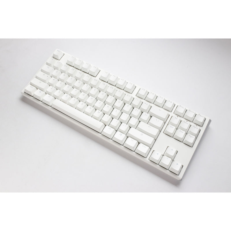 Afbeelding laden in galerijviewer, Ducky one 3 classic pure white tkl rgb mechanisch toetsenbord (wit, us lay-out (qwerty), cherry mx silent red, 80% (tkl), rgb leds, double-shot pbt, hot-swappable, quack mechanics)
