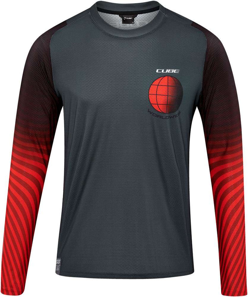 Afbeelding laden in galerijviewer, Cube vertex round neck - mtb long sleeve jersey
