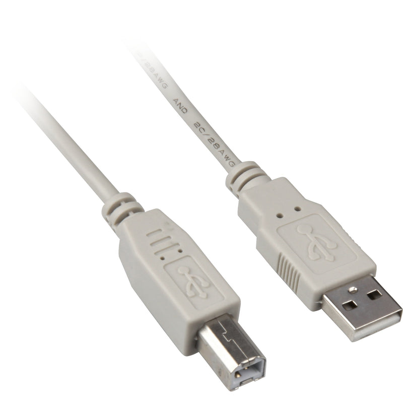 Afbeelding laden in galerijviewer, Sharkoon usb-a 2.0 naar usb-b kabel (grijs, 0,5 meter)
