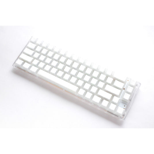 Ducky one 3 sf aura white rgb mechanisch toetsenbord (wit, us lay-out (qwerty), cherry mx brown, 65%, abs double shot, hot swap)