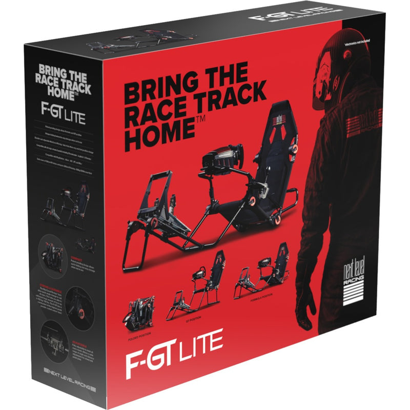 Afbeelding laden in galerijviewer, Next level racing f-gt lite foldable racing simulator (zwart rood)
