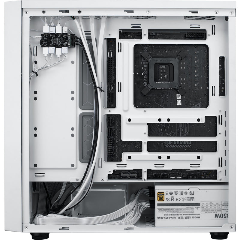Afbeelding laden in galerijviewer, Cooler master masterbox 600 midi tower behuizing (wit | 2x usb-a | 1x usb-c | rgb | tempered glass)
