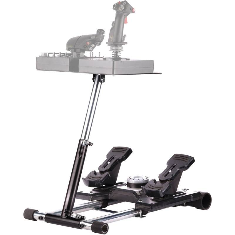 Afbeelding laden in galerijviewer, Wheel stand pro deluxe v2 thrustmaster hotas warth houder (zwart, voor thrustmaster hotas warthog, saitek x-55, x52, pro en x65)
