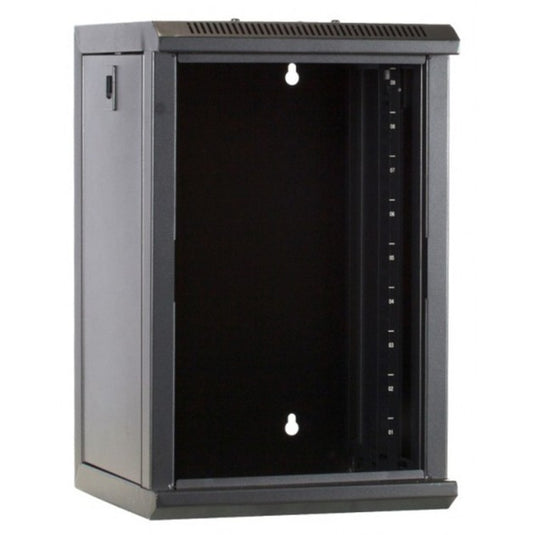 Dsi 10 inch 9u serverkast met glazen deur server rack