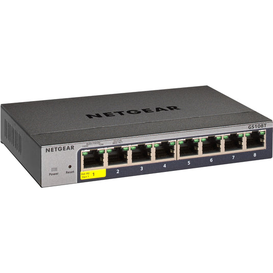 Abi schakelaar netgear gs108t-300pes gs108tv3 grijs