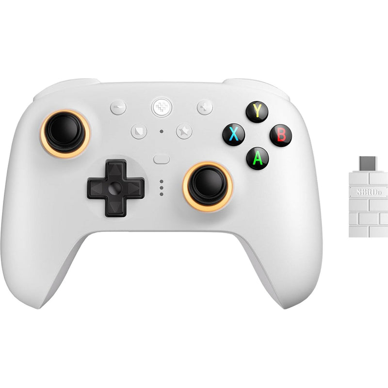 Afbeelding laden in galerijviewer, 8bitdo ultimate 2 wireless controller (wit, 2.4 ghz bluetooth, usb, pc)
