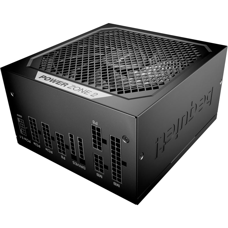 Afbeelding laden in galerijviewer, Be quiet! power zone 2 modulaire 1000 watt voeding (zwart, 1x 12v-2x6, 3x pcie)
