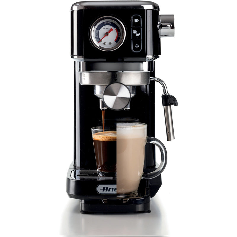 Afbeelding laden in galerijviewer, Ariete moderna espresso slim 1381 12 espressomachine (zwart)

