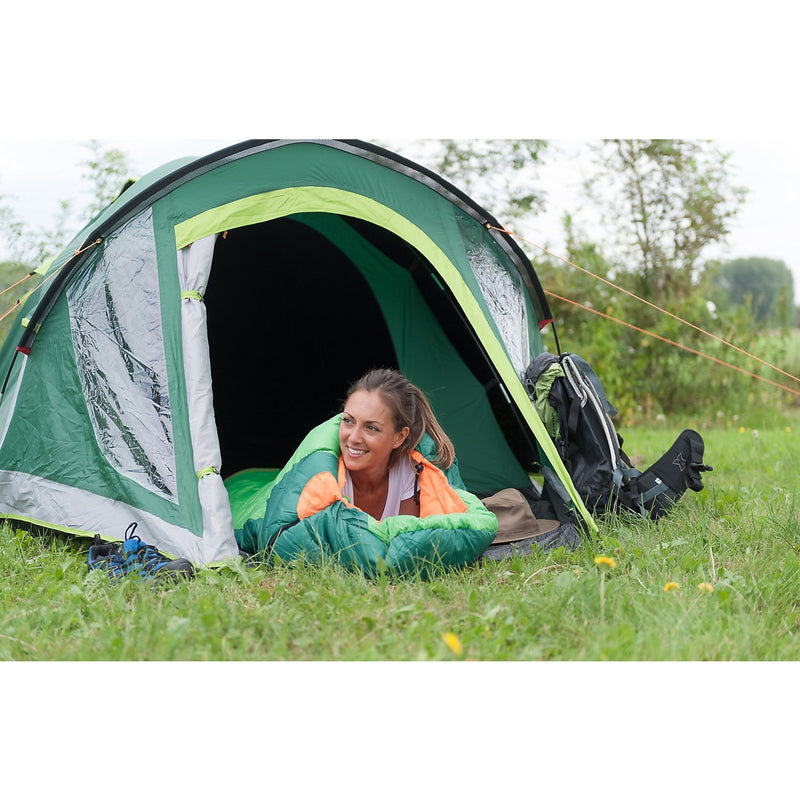 Afbeelding laden in galerijviewer, Coleman kobuk valley 3 plus tent (donkergroen lichtgroen)
