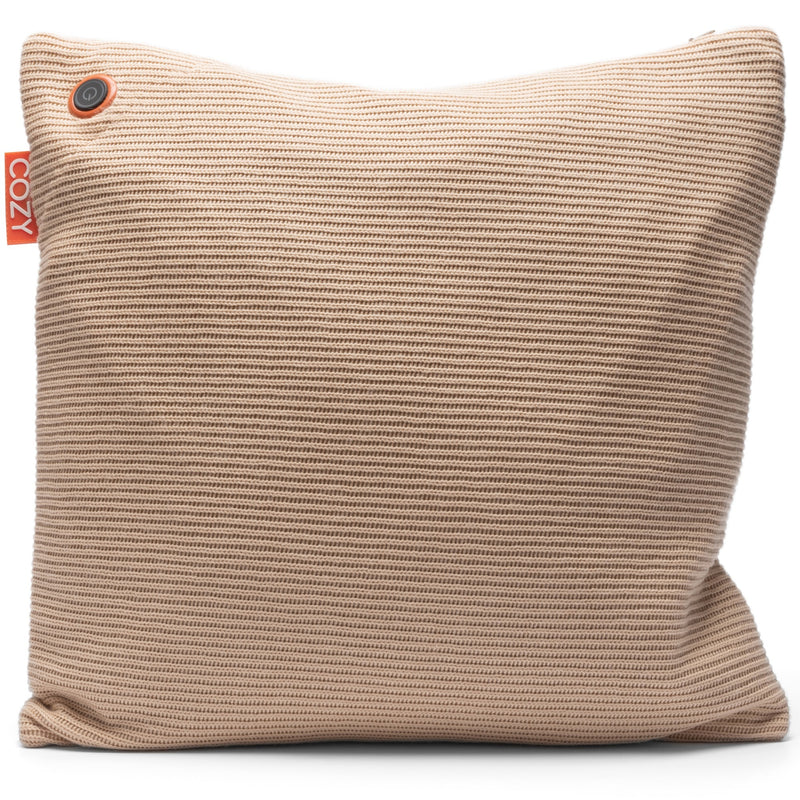 Afbeelding laden in galerijviewer, Cozy una knitted 45 x 45 cm draadloos warmtekussen (lichtbeige, powerbank 5000 mah)

