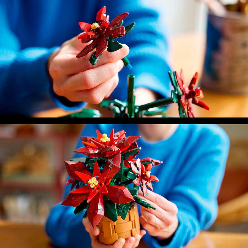 Afbeelding laden in galerijviewer, Lego icons kerstster poinsettia - 10370
