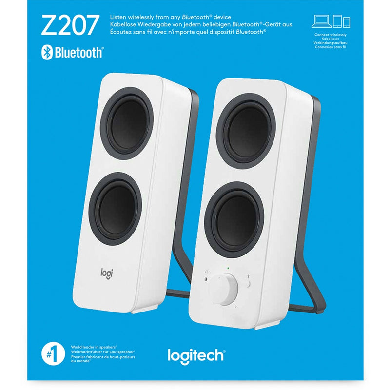 Afbeelding laden in galerijviewer, Logitech z207 pc-luidspreker (wit)

