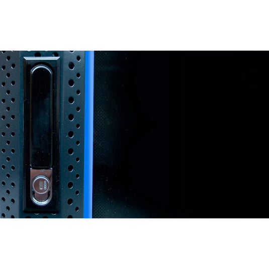 Dsi 10 inch 9u serverkast met glazen deur server rack