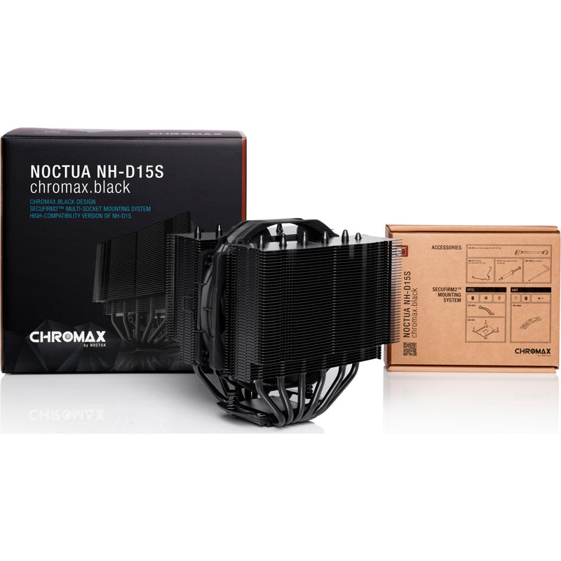 Afbeelding laden in galerijviewer, Noctua nh-d15s chromax.black cpu-koeler (zwart, 4-pins pwm fan-connector)
