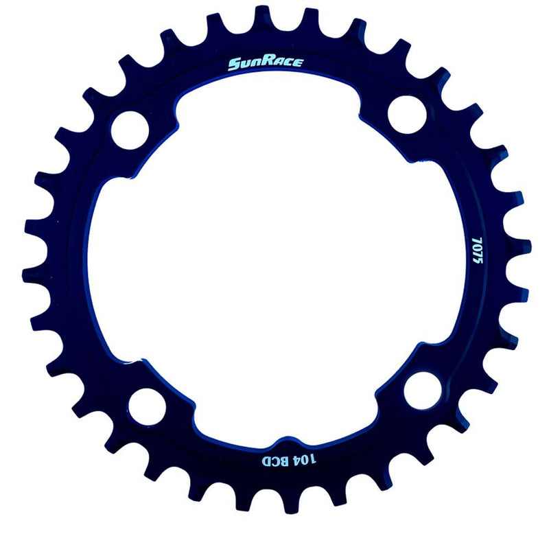 Afbeelding laden in galerijviewer, Sunrace crmx04 1x11-speed bcd 104 narrow wide chainring
