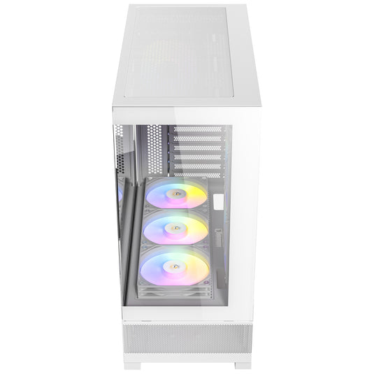 Antec cx700 elite rgb midi tower behuizing (wit | 2x usb-a | tempered glass)