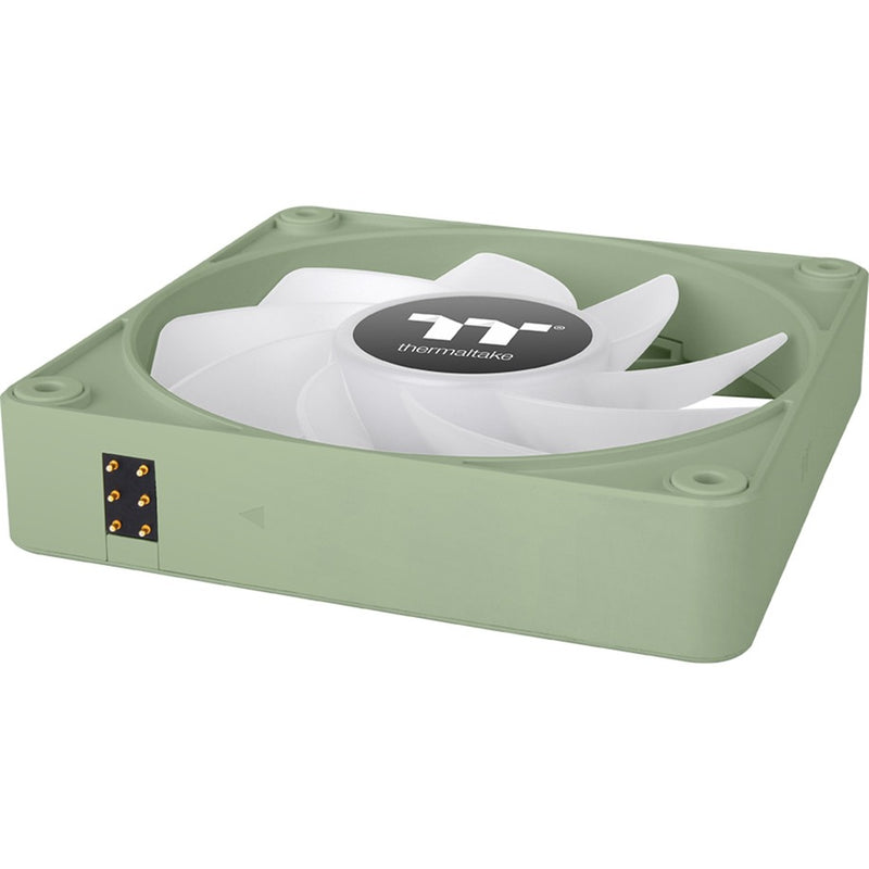 Afbeelding laden in galerijviewer, Thermaltake ct120 ex reverse argb sync pc cooling fan matcha green (3-fan pack) case fans (lichtgroen, 3 stuks, 120 x 120 x 25 mm, pwm)
