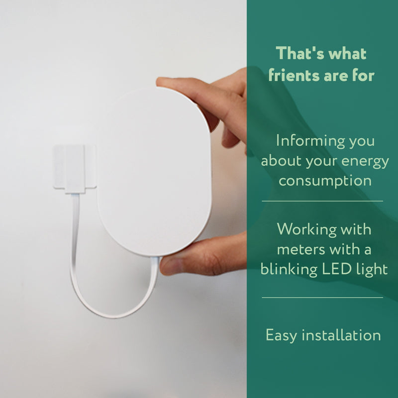 Afbeelding laden in galerijviewer, Ty frient electrici meter interface 2, led energiebesparing (wit, zigbee 3.0)
