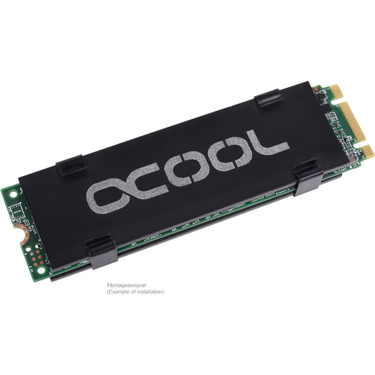 Alphacool hdx - m.2 ssd m01 - 80mm heatsink (zwart)