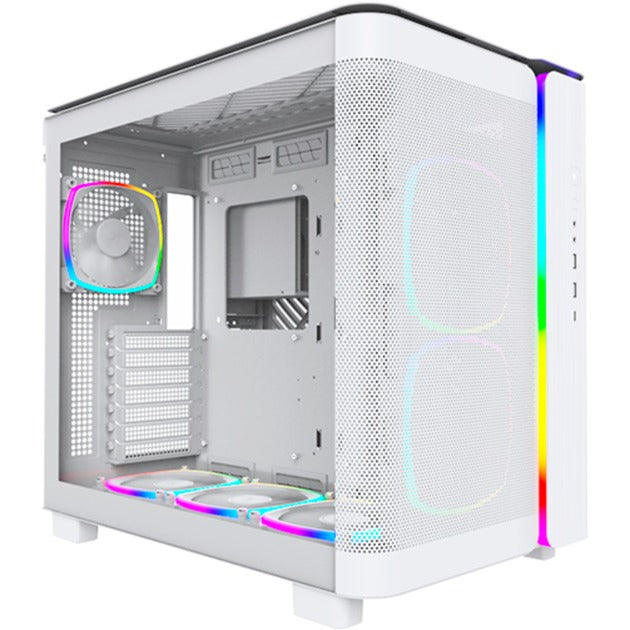 Afbeelding laden in galerijviewer, Montech king 95 pro midi tower behuizing (wit | 2x usb-a | 1x usb-c | rgb | tempered glass)
