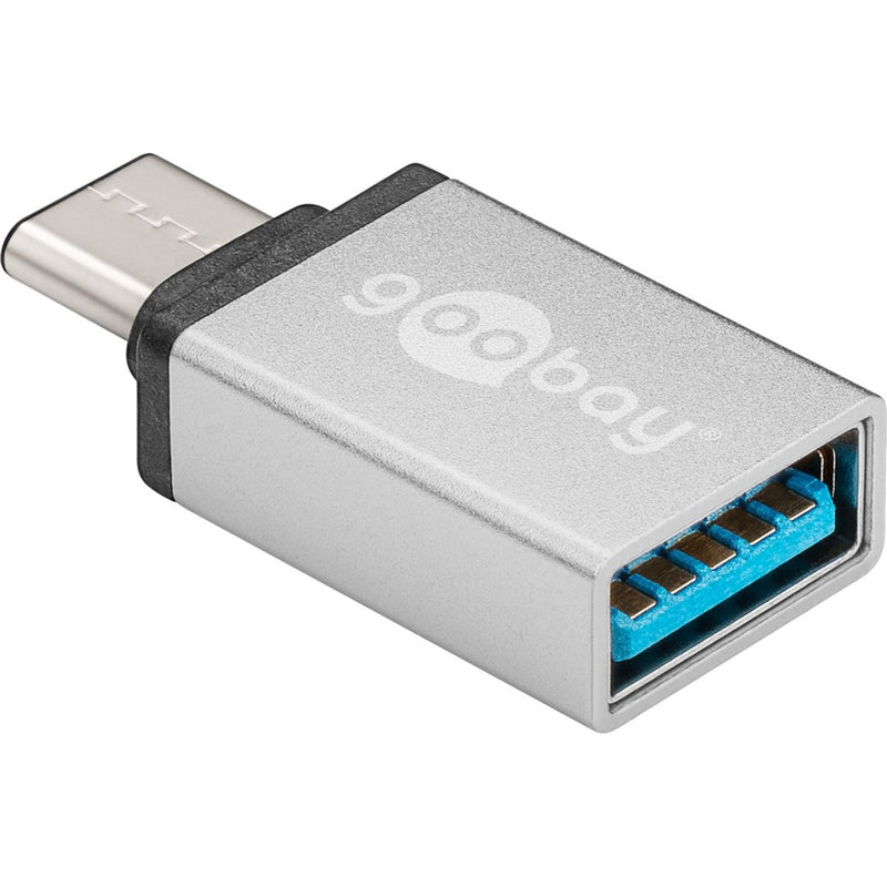 Afbeelding laden in galerijviewer, Goobay usb-c usb a otg superspeed adapter (zilver)
