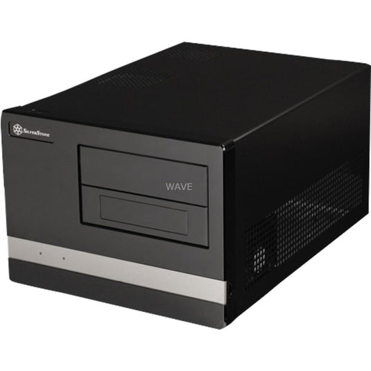 Silverstone sugo sg02b-f htpc behuizing (zwart | 2x usb-a)