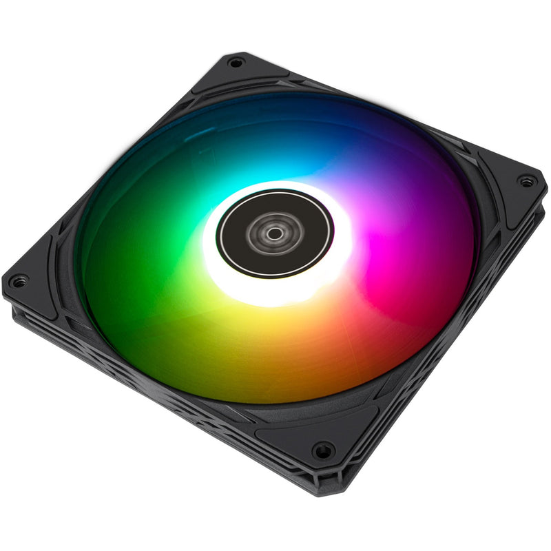 Afbeelding laden in galerijviewer, Silverstone air slimmer 140 argb case fan (zwart, 140 x 15 x 140 mm, pwm)

