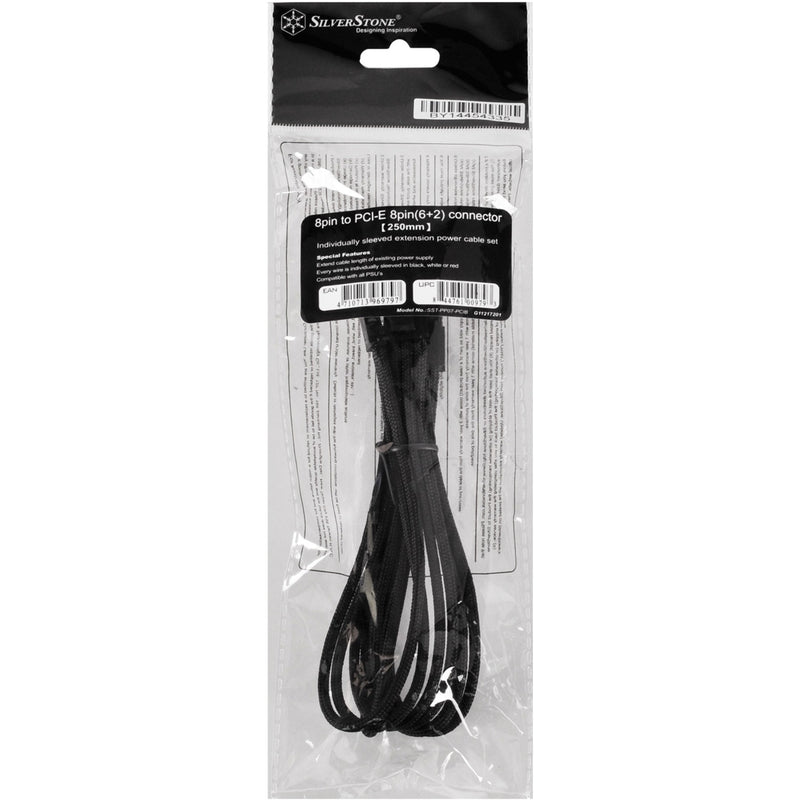 Afbeelding laden in galerijviewer, Silverstone verlengkabel sst-pp07-pcib (zwart, 25 centimeter, pp07-pcib)

