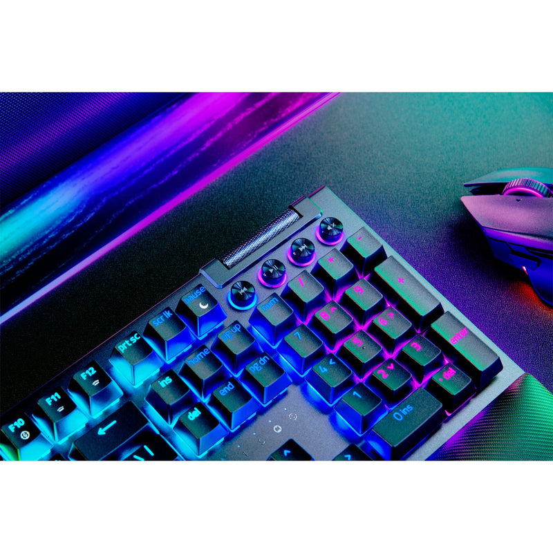 Afbeelding laden in galerijviewer, Razer blackwidow v4 pro, gaming toetsenbord (zwart, us lay-out, green, rgb leds, doubleshot abs)
